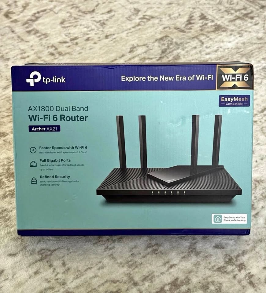 TP-Link Archer AX21 AX1800 Dual Band Router Wifi 6
