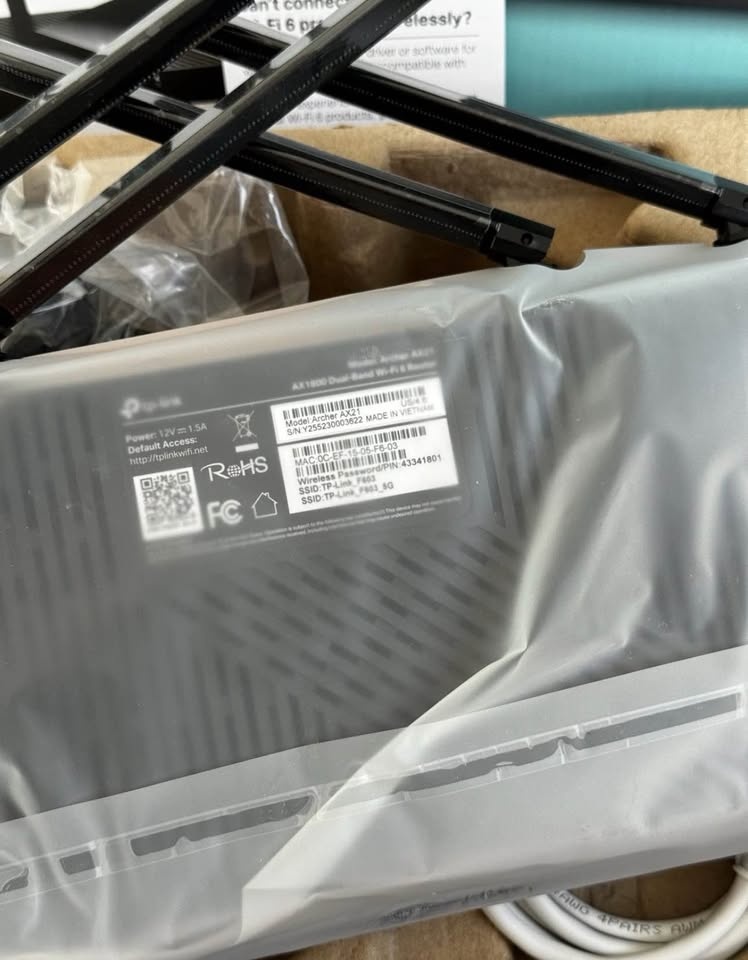 TP-Link Archer AX21 AX1800 Dual Band Router Wifi 6 - photo 4