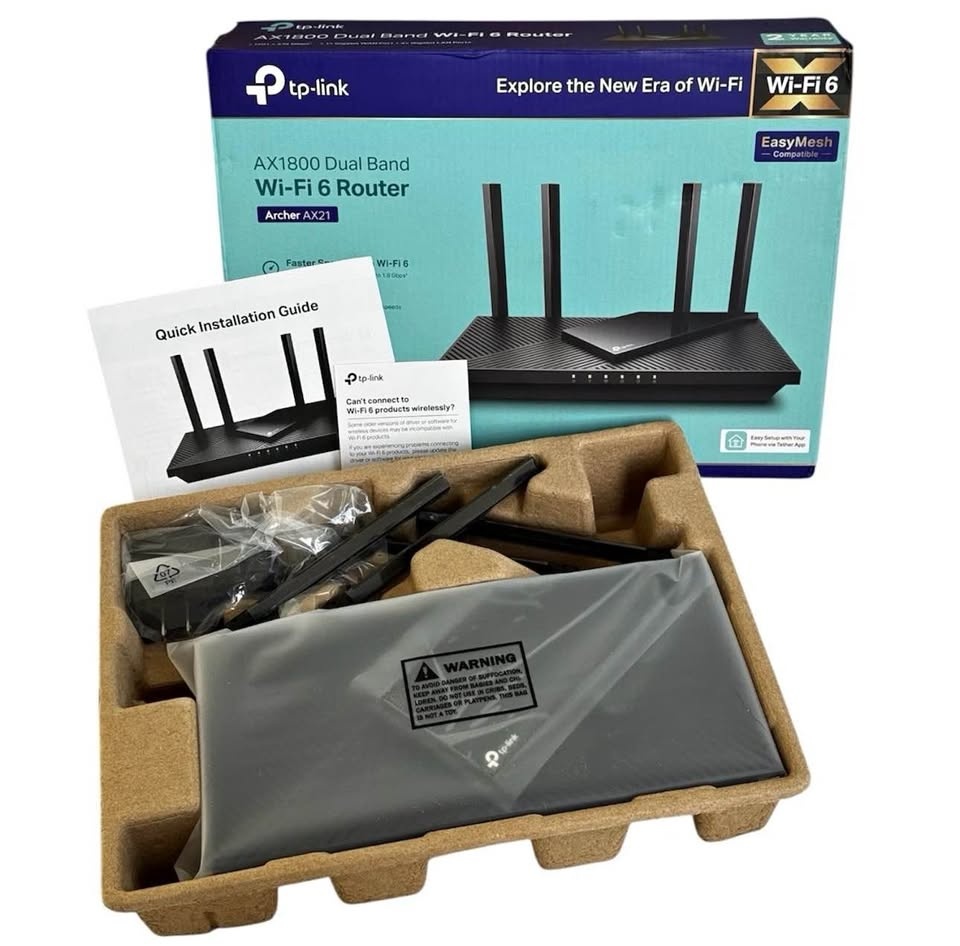 TP-Link Archer AX21 AX1800 Dual Band Router Wifi 6