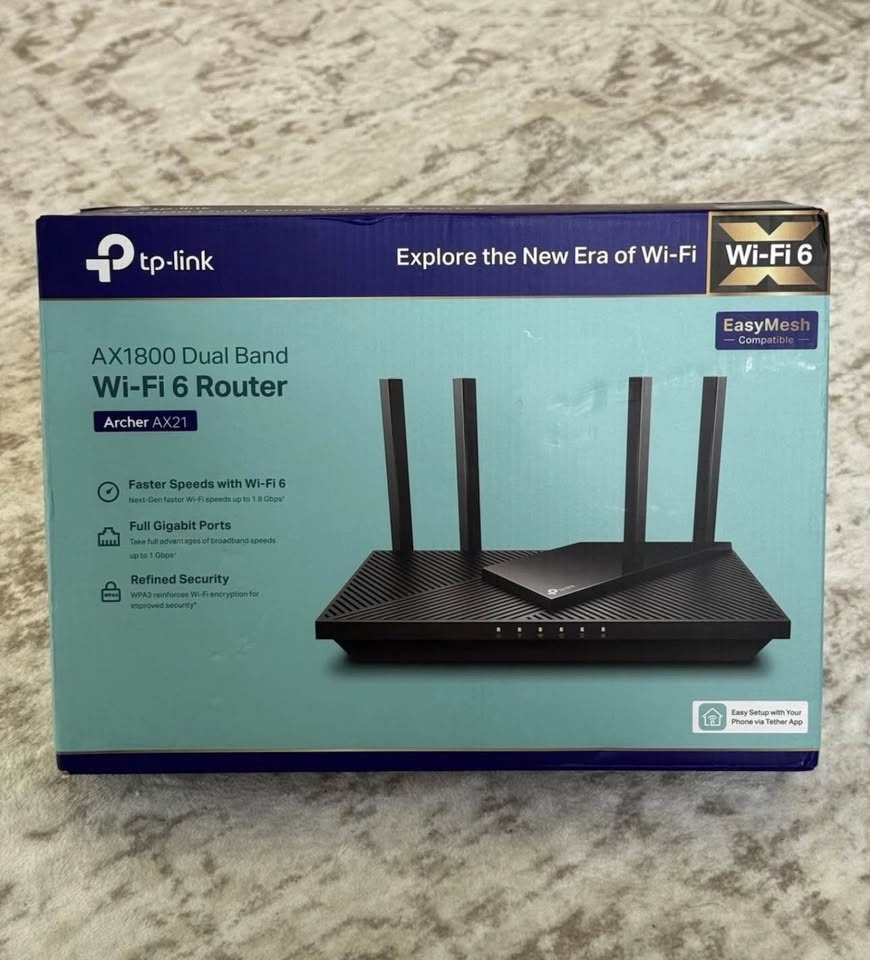 TP-Link Archer AX21 AX1800 Dual Band Router Wifi 6 - photo 2