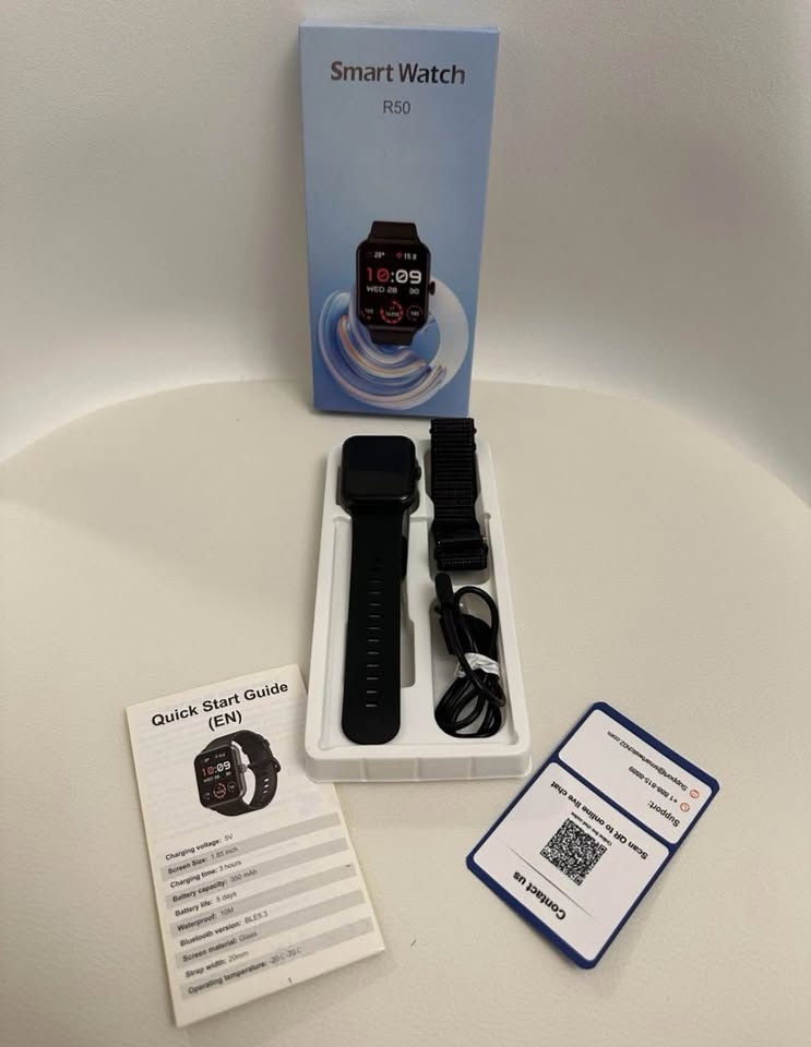 Smart Watch *R 50* For Men/Women, 2025 - Waterproof, Bluetooth E - photo 3