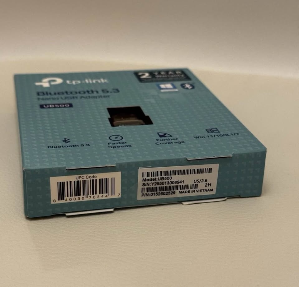 TP-Link USB Bluetooth 5.3 Adapter UB500 Nano Design, Windows - photo 2