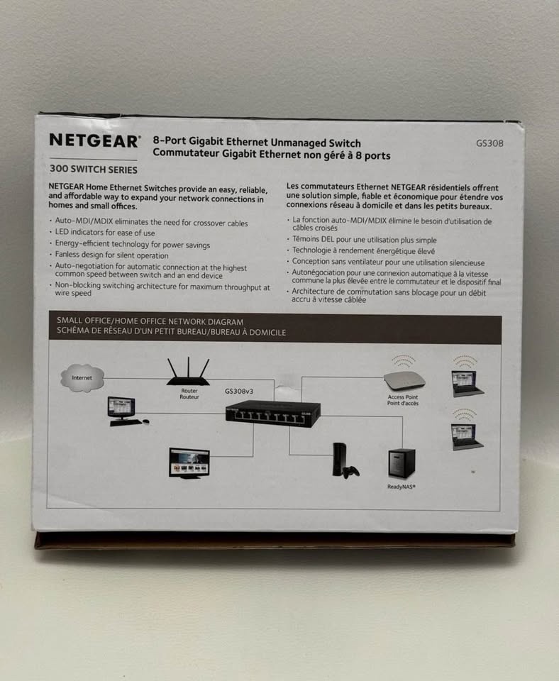 NETGEAR 8-Port Gigabit Ethernet Unmanaged Switch - photo 2
