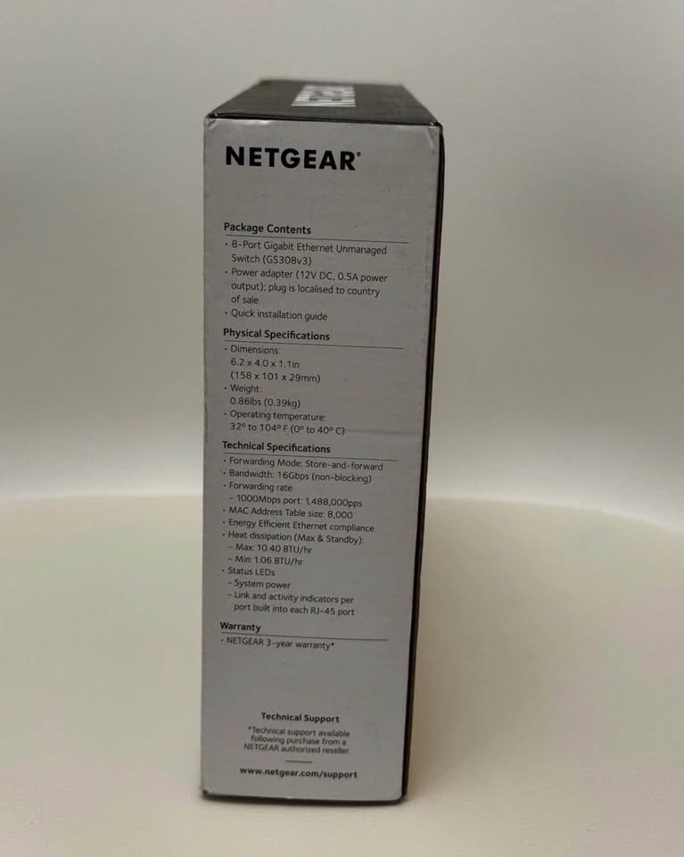 NETGEAR 8-Port Gigabit Ethernet Unmanaged Switch - photo 4