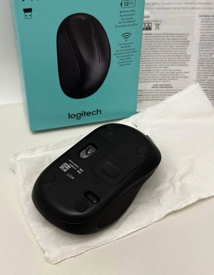 Logitech M317 Wireless Mouse - Black - photo 3