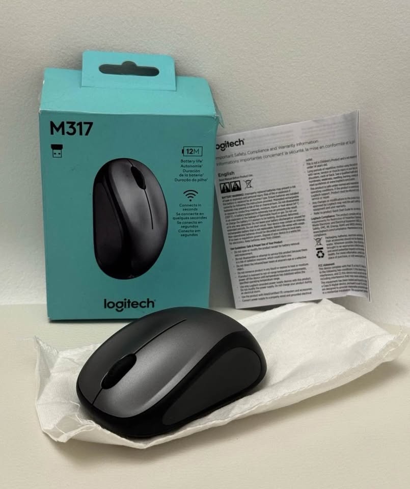 Logitech M317 Wireless Mouse - Silver - photo 2