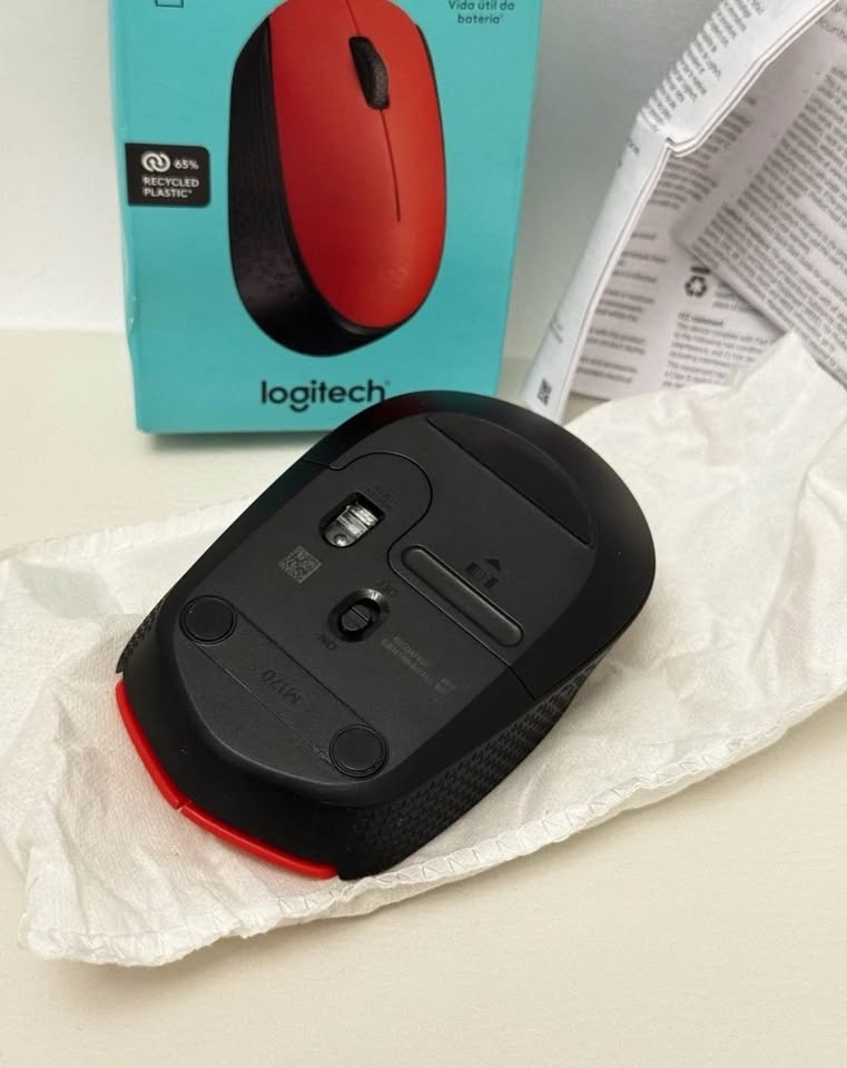 Logitech M170 Wireless Mouse - Red - photo 4
