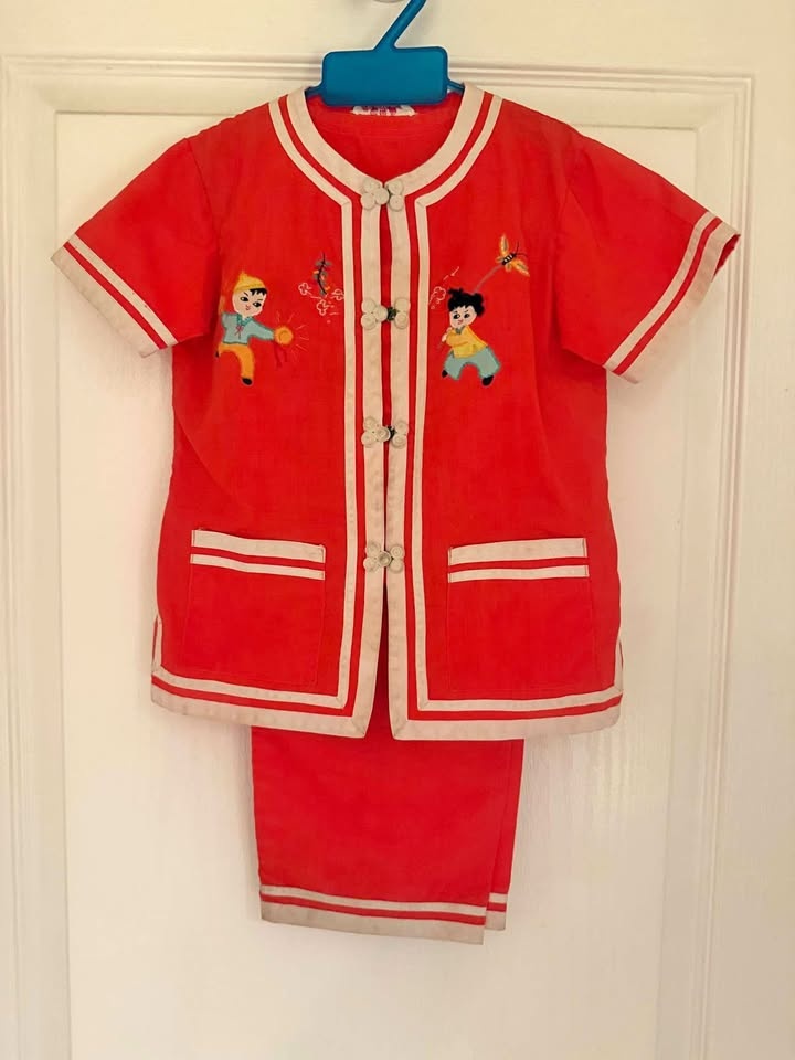 Vintage Child Size Chinese Outfit