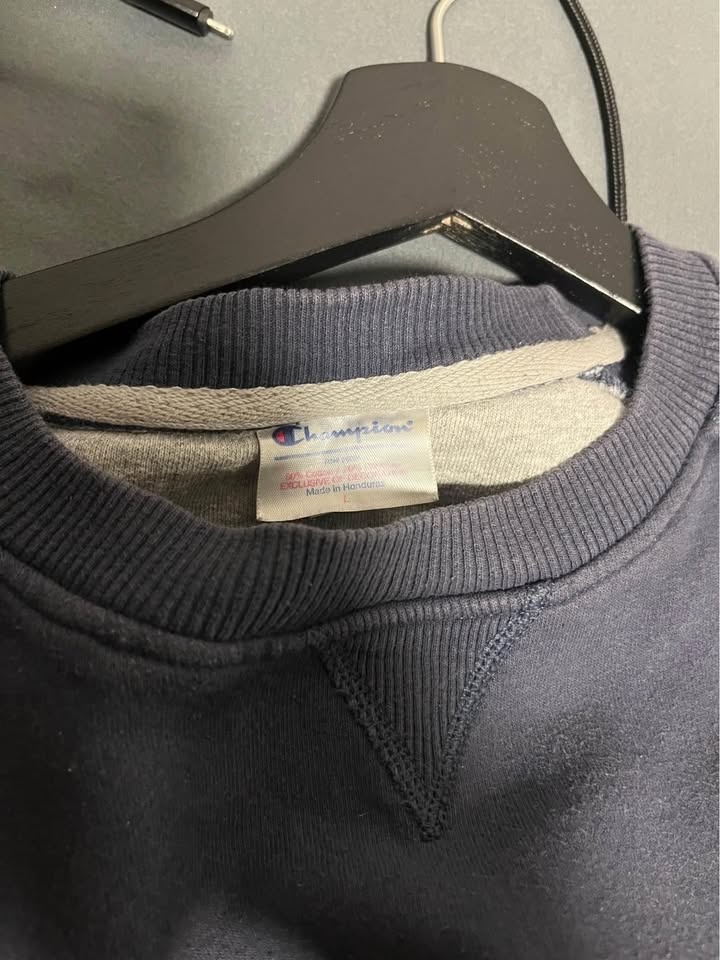 Champion Vintage Crewneck Sweater Navy - photo 3