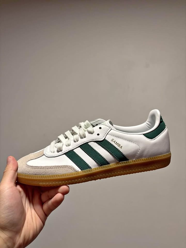 Adidas Samba OG White Collegiate Green Men’s 8