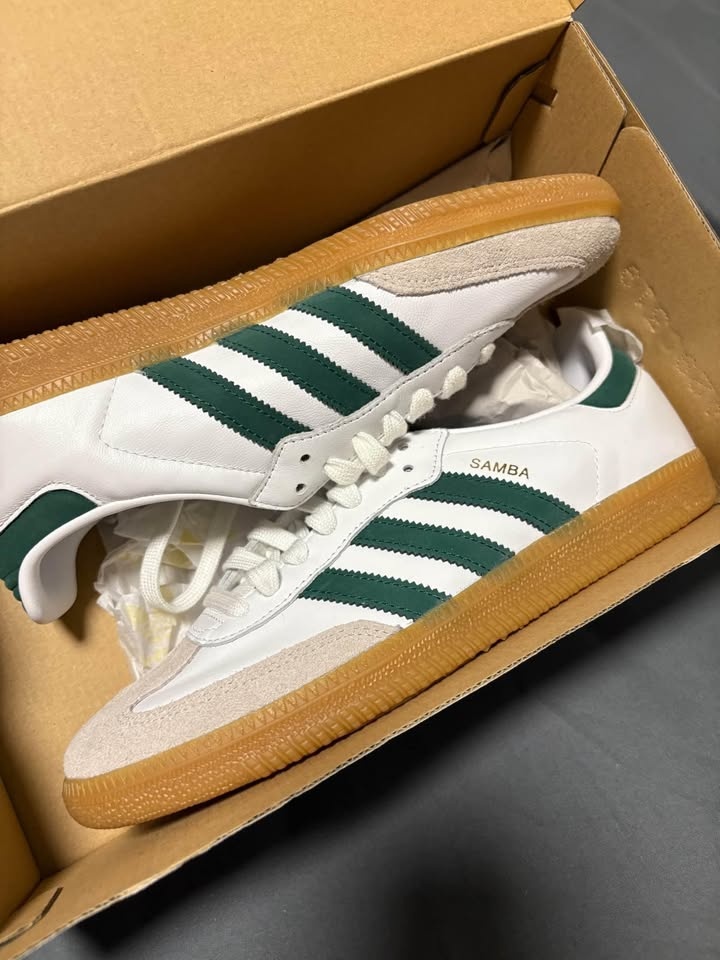 Adidas Samba OG White Collegiate Green Men’s 8 - photo 2