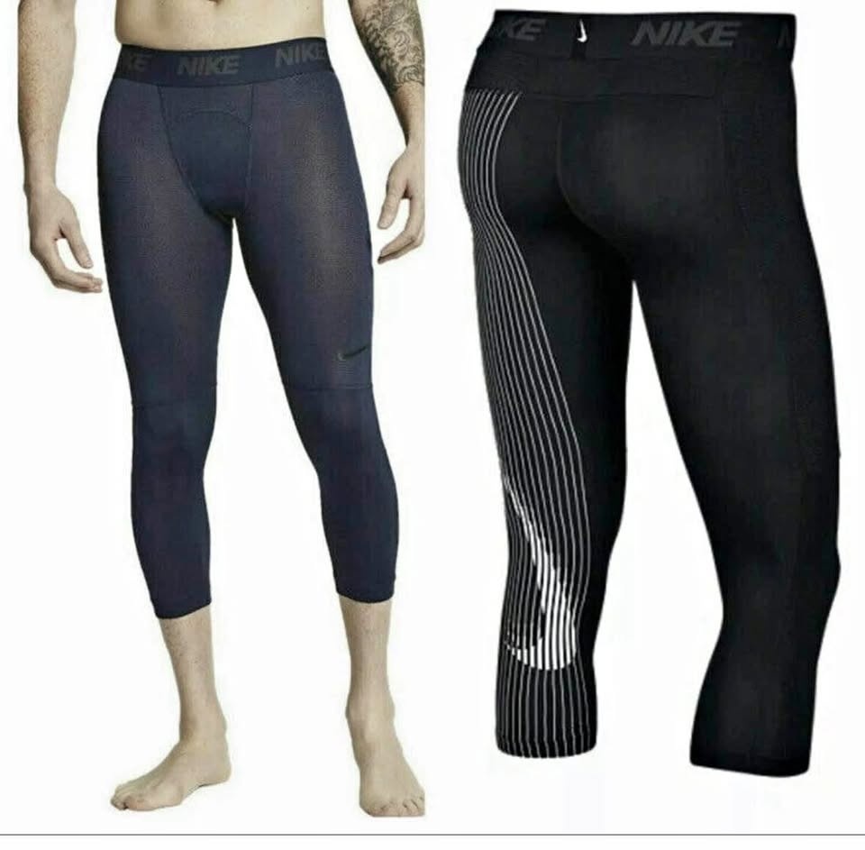 Nike DRI-FIT 3/4 BASE LAYER TRAINING TIGHTS Men’s Black