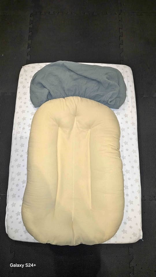 SNUGGLE ME ORGANIC BABY LOUNGER WITH ORGANIC WASHABLE COVER