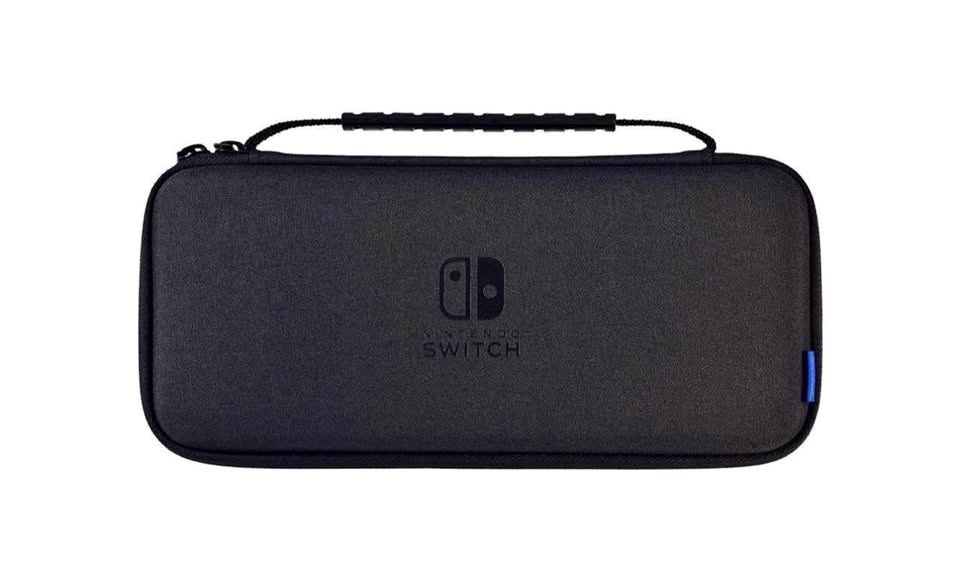 Nintendo Licensed Slim Hard Pouch Plus Switch Black New