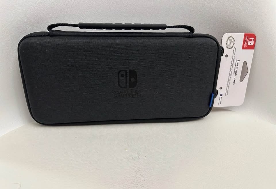 Nintendo Licensed Slim Hard Pouch Plus Switch Black New - photo 3