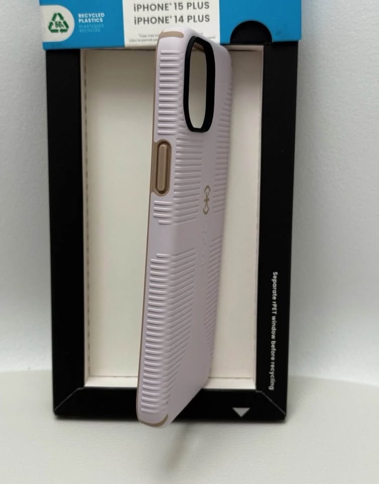 Speck Eco Candyshell Grip iPhone 14/15 Plus Case Soft Lilac NEW - photo 5