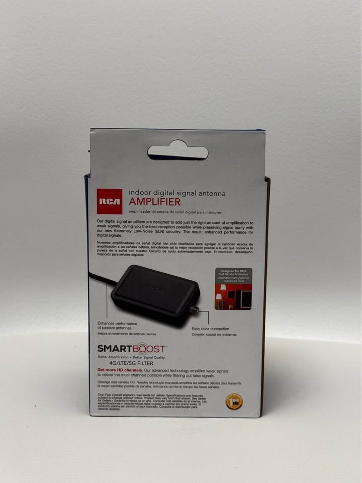 RCA Indoor Digital Antenna AMP1450E Smart Boost - photo 2