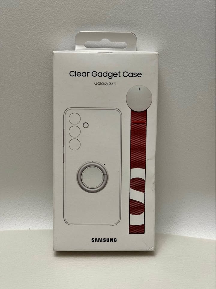 New Official Samsung Clear Gadget Case for Galaxy S24