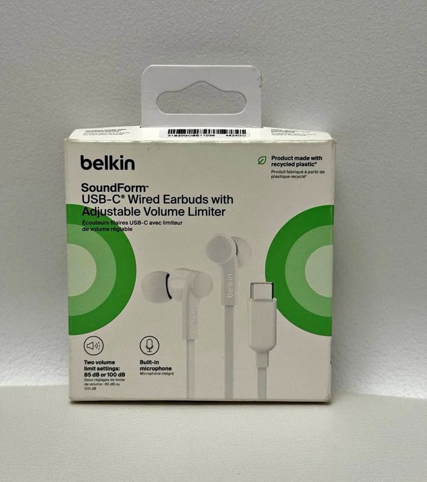 Belkin ROCKSTAR Headphones with USB-C Connector [USB-C Headphone