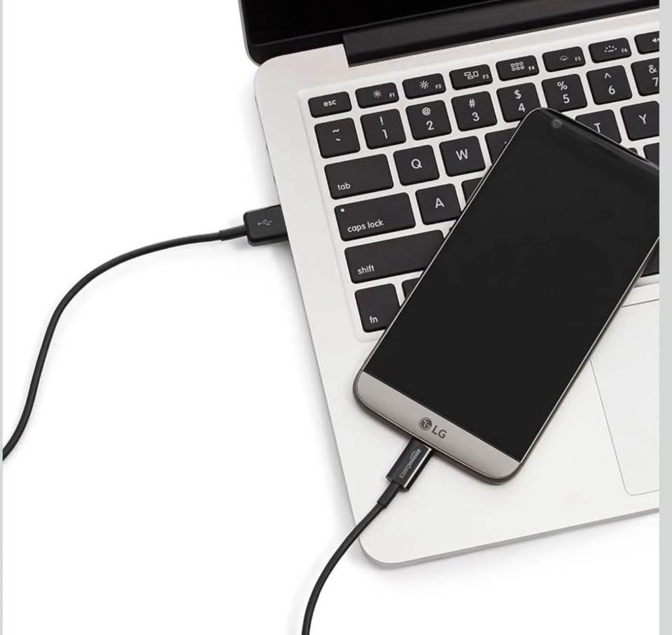 Amazon Basics USB-C to USB-A 2.0 Fast Charger Cable, 6ft Black - photo 2