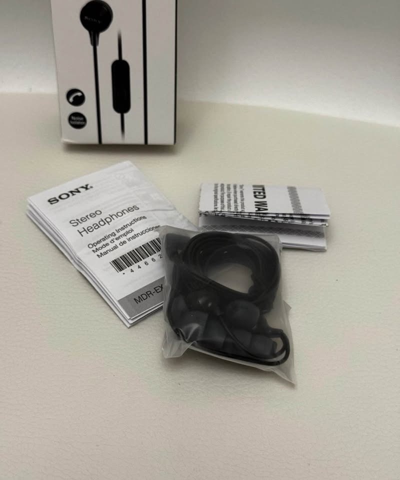 SONY Stereo Headphones Black MDR EX15AP - photo 3