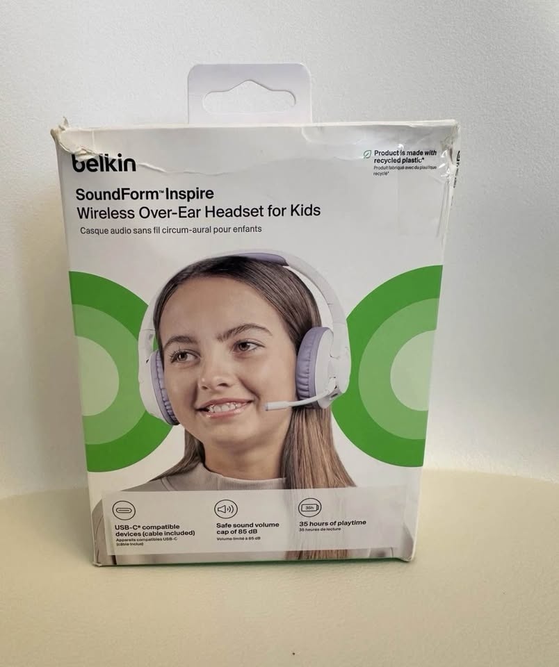 Belkin SoundForm Inspire Wireless Over-Ear Headset for Kids - photo 4
