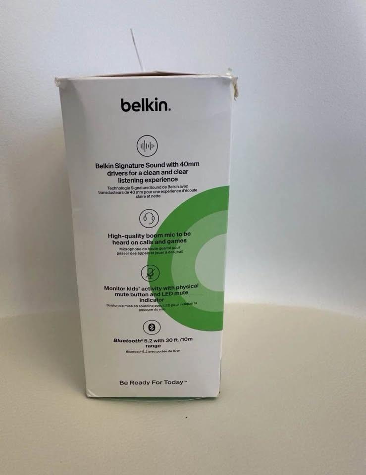 Belkin SoundForm Inspire Wireless Over-Ear Headset for Kids - photo 5