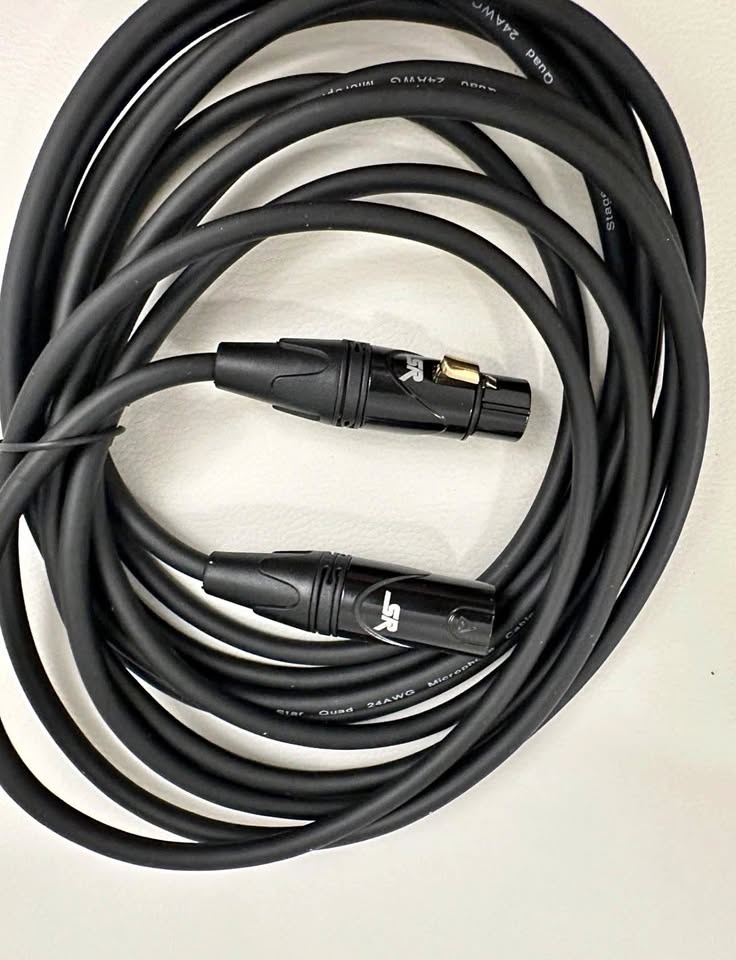 Monoprice Starquad XLR Microphone Cable - 15ft - Black