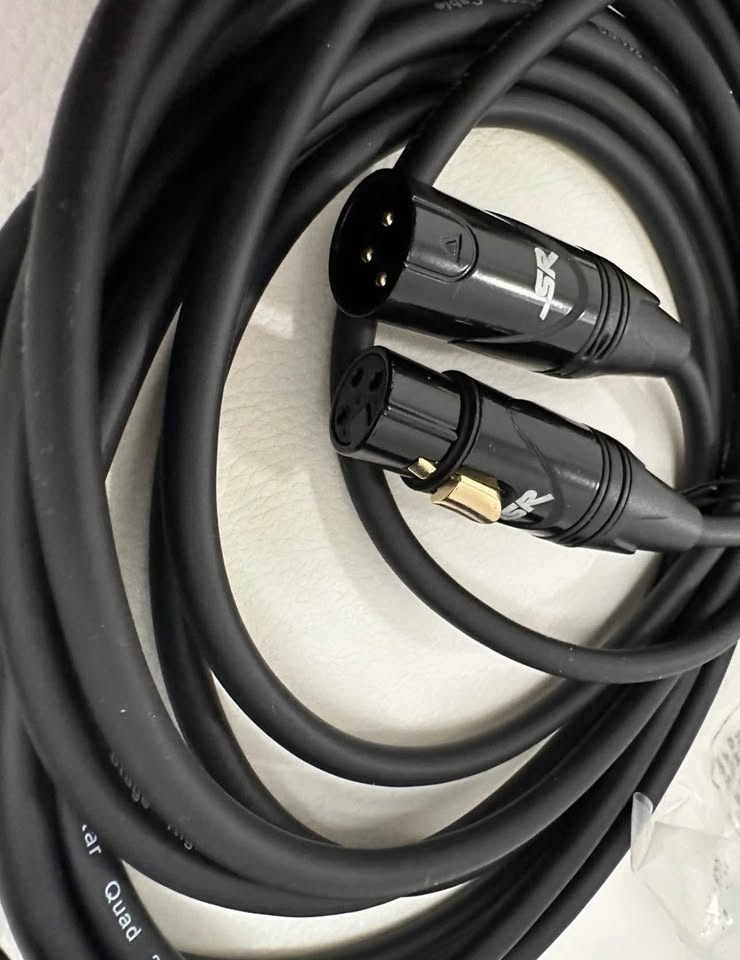 Monoprice Starquad XLR Microphone Cable - 15ft - Black - photo 4
