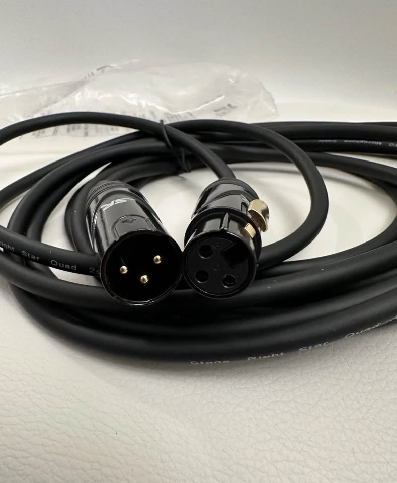 Monoprice Starquad XLR Microphone Cable - 15ft - Black - photo 5