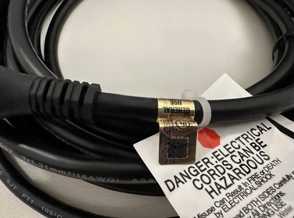 Extension Cord, 25 Ft, 3 Prong Outlet Extender, Indoor, 13 Amps - photo 2