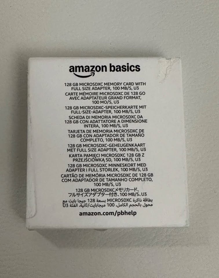 Amazon Basics 128GB Micro SDXC Memory Card - photo 3