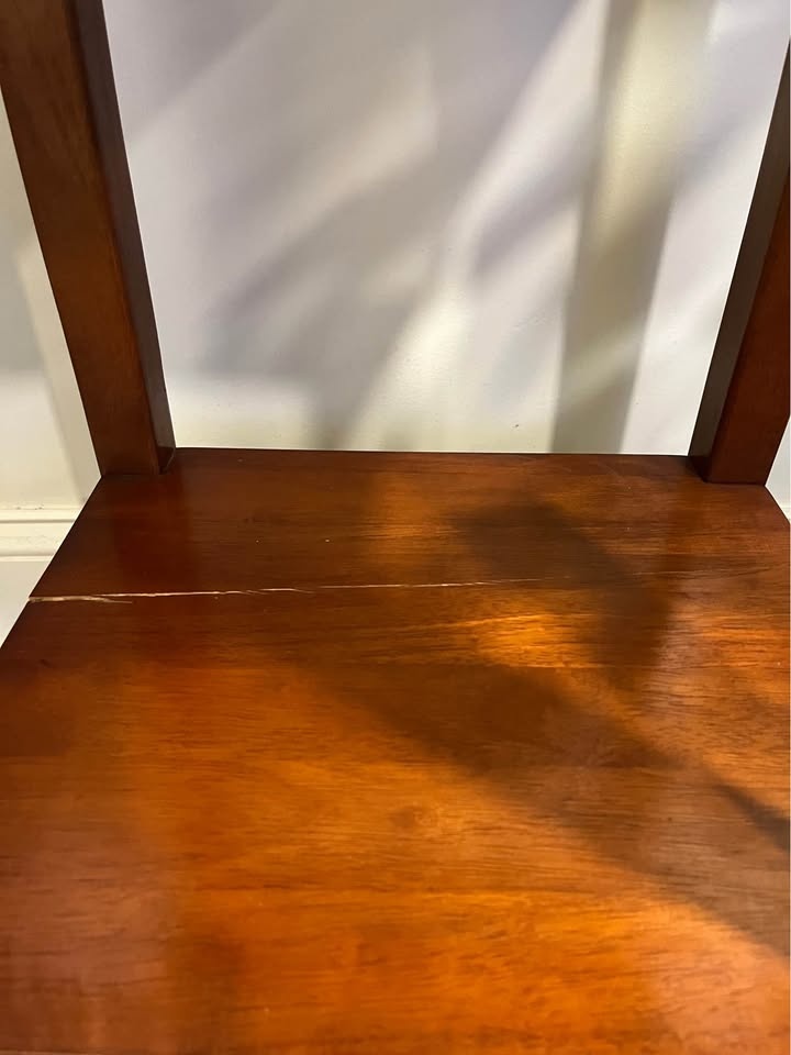 2-Tier solid wood plant table with drawer. - photo 5