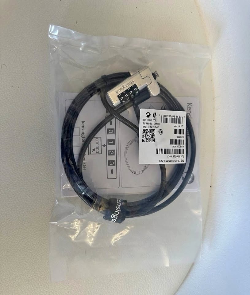 Kensington N17 Combination Laptop Lock K68008WW New