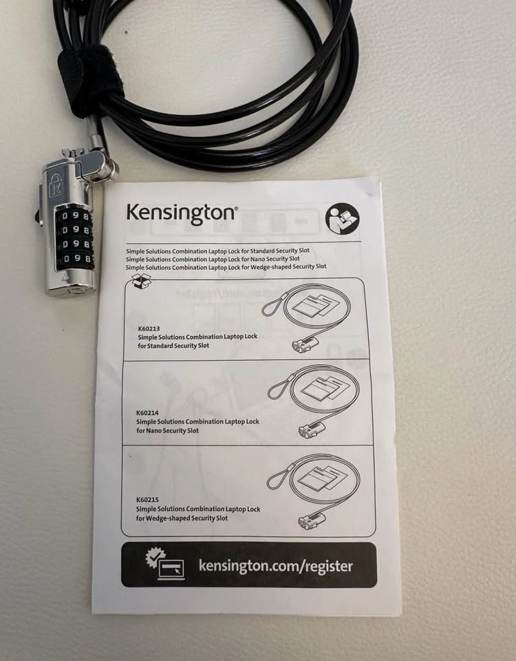 Kensington Slim NanoSave Combination Laptop Lock K60214WW - photo 2