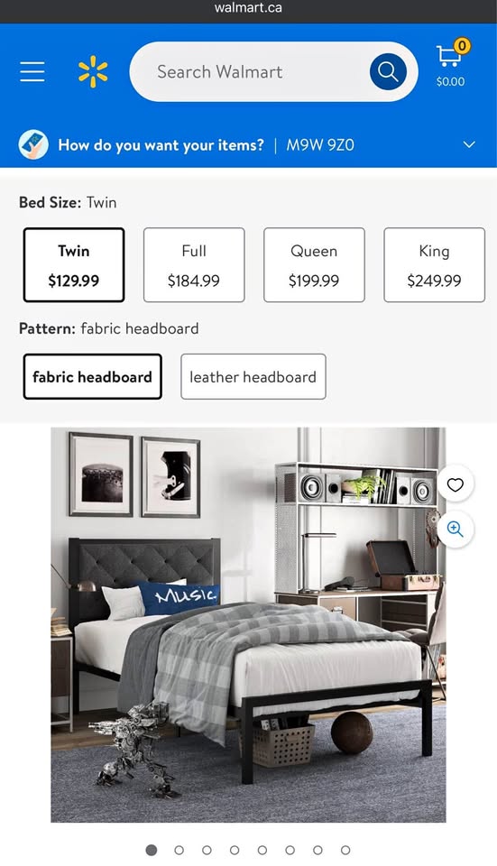 Twin bed frame