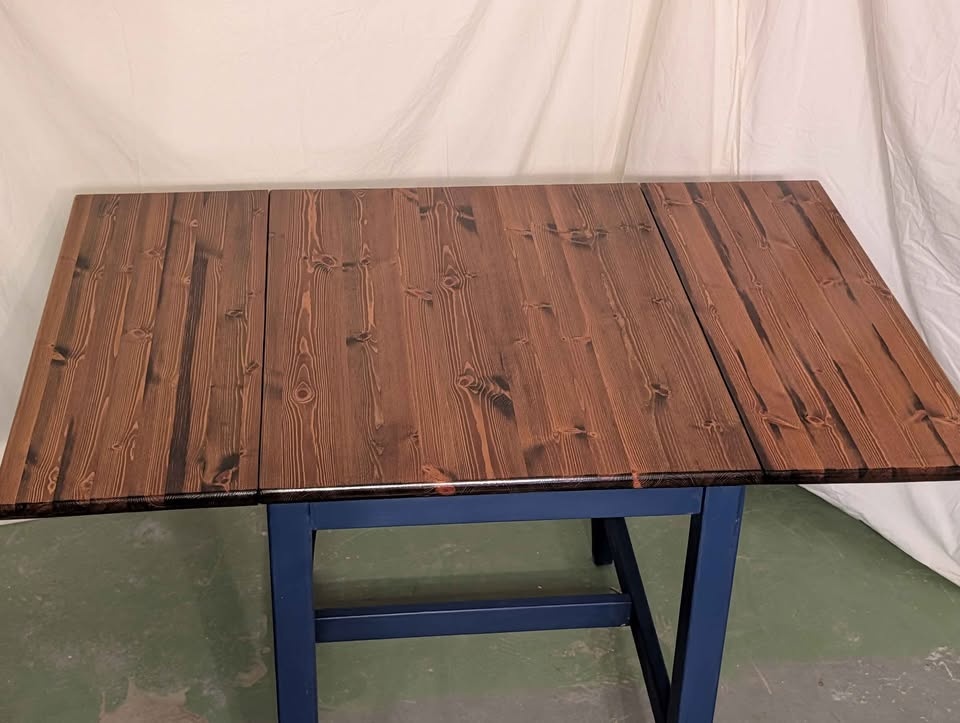 Space-Saving Solid Wood Dining Table / Kitchen Table - photo 2