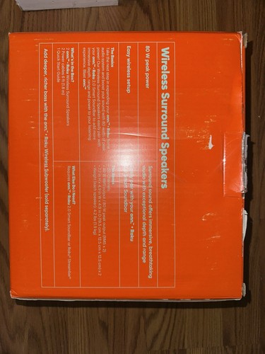 ONN Roku Wireless Surround Sound Speakers - photo 4