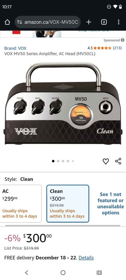 VOX pre amp - photo 2