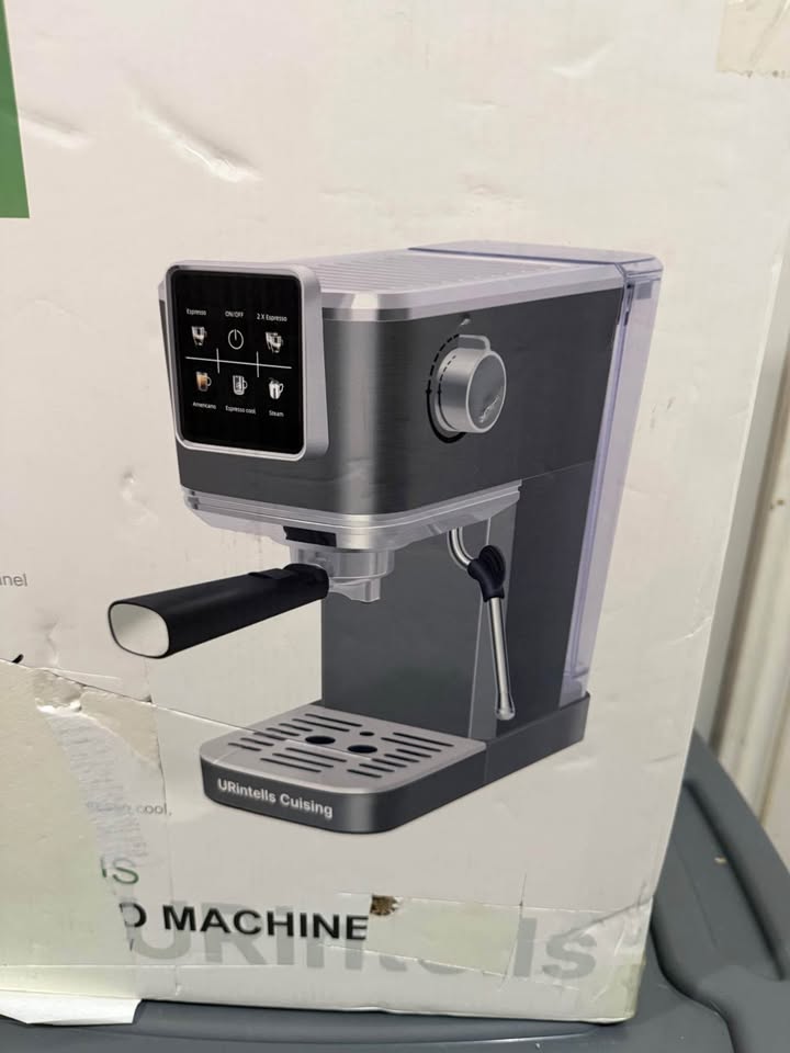 URintells Cuising Espresso Machine - 20 Bar, In Box (Used Once) - photo 2