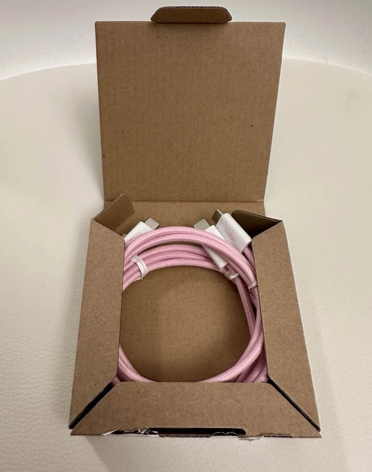 BoostCharge USB-C to USB-C Cable 60W - Pink - photo 3