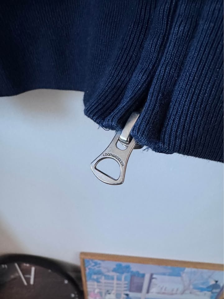Loopwheeler Navy Made in Japan Hoodie - photo 4