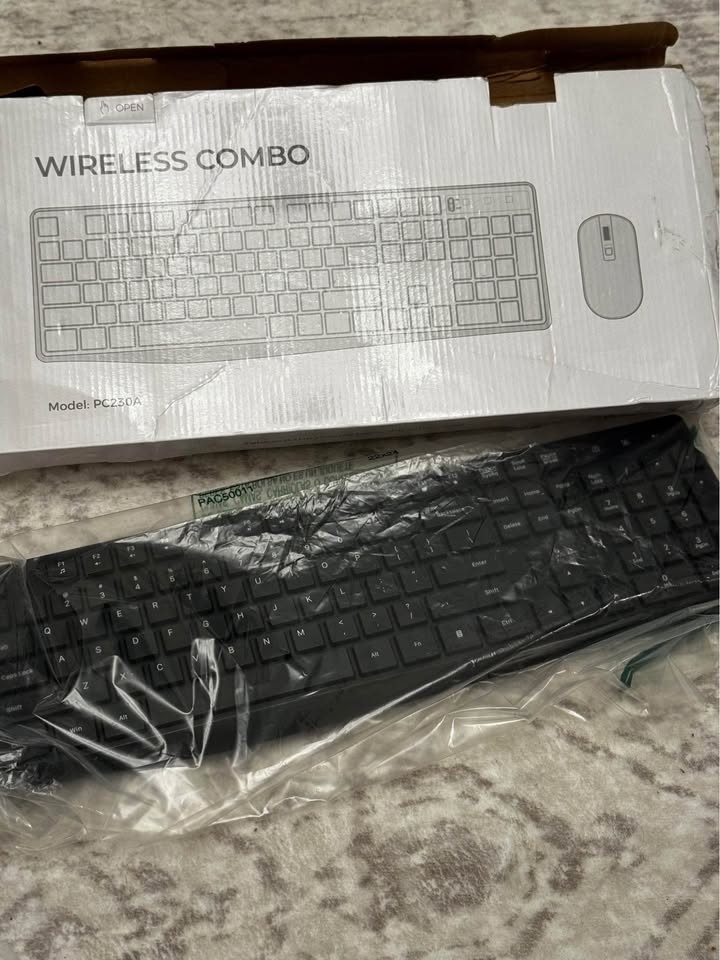 Black Lovaky Wireless Keyboard & Mouse Combo - photo 2