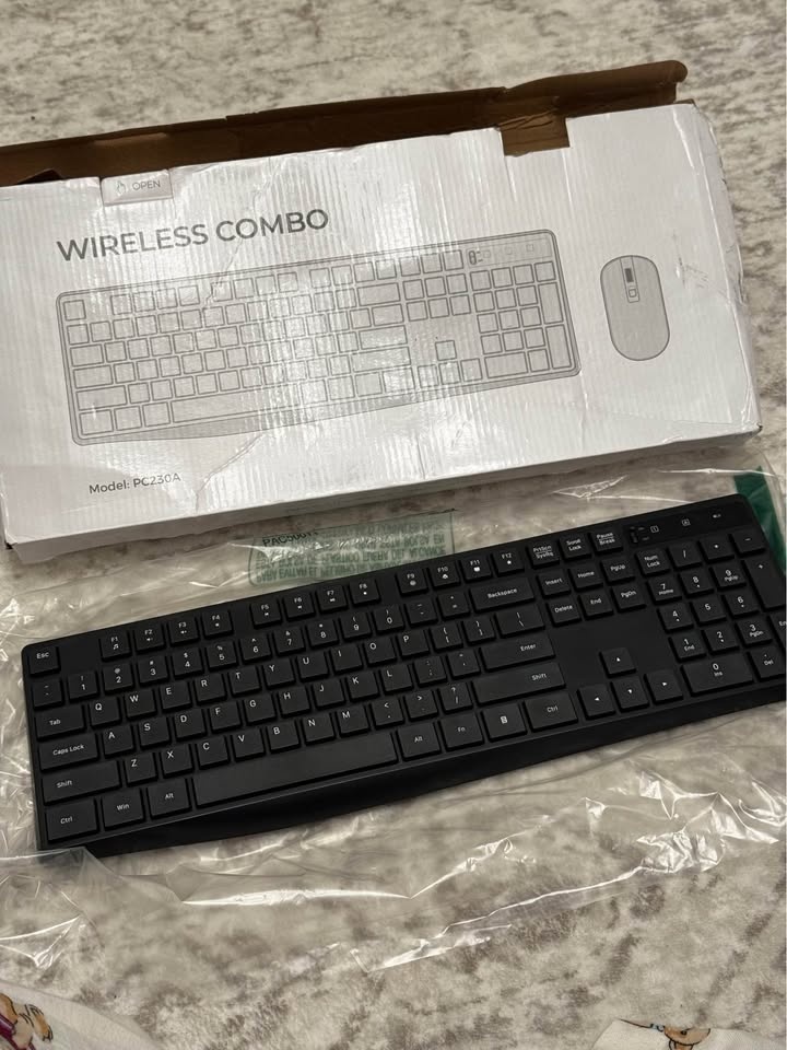 Black Lovaky Wireless Keyboard & Mouse Combo - photo 3