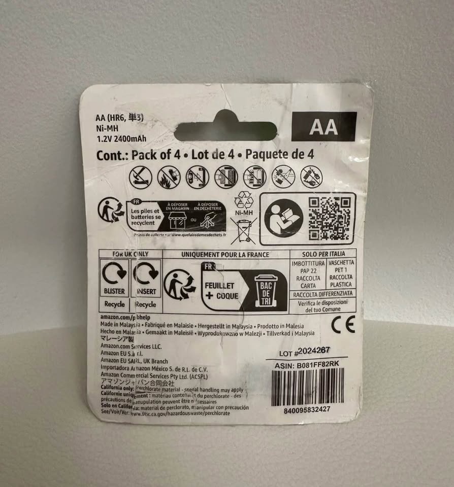 Amazon Basics AA Rechargeable Batteries - photo 2