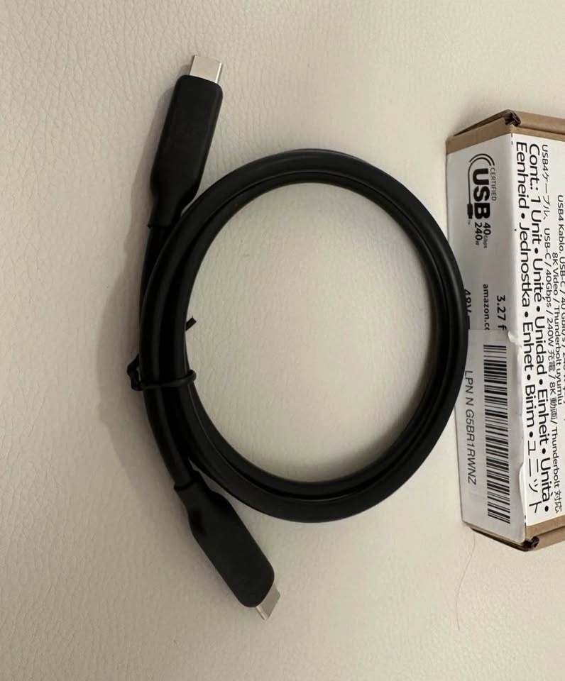 USB-C to USB-C 4 Fast Charging Cable - photo 2