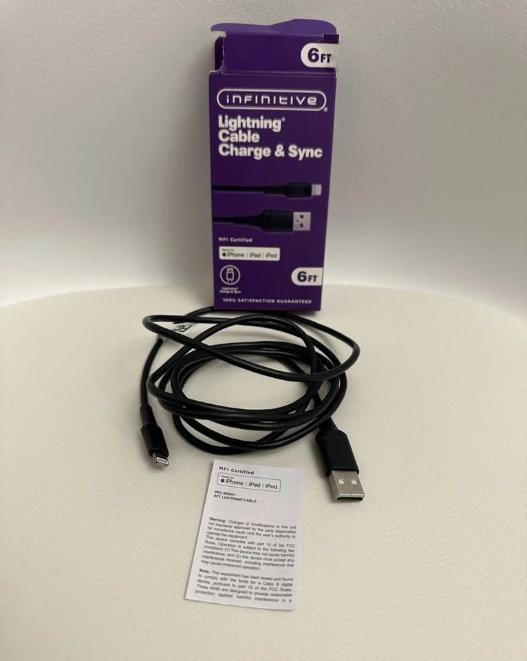 Infinitive Durable 6 Ft USB to 8 Pin Connector Cable - photo 3