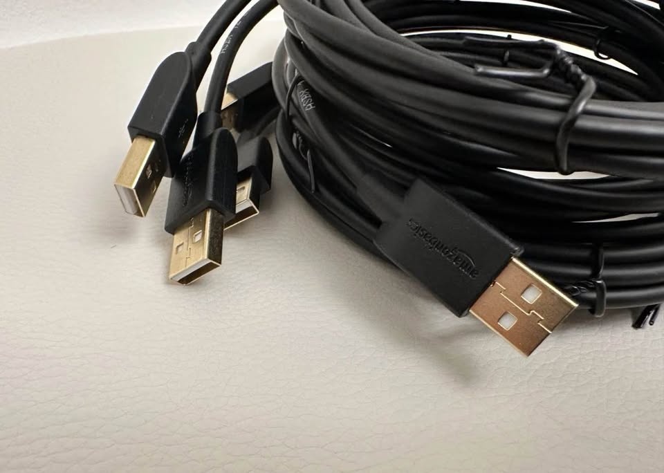 Amazon Basics USB-A to Micro USB Charging Cable - photo 2
