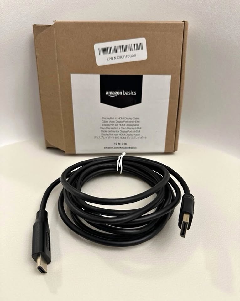 Amazon Basics DisplayPort to HDMI Cable