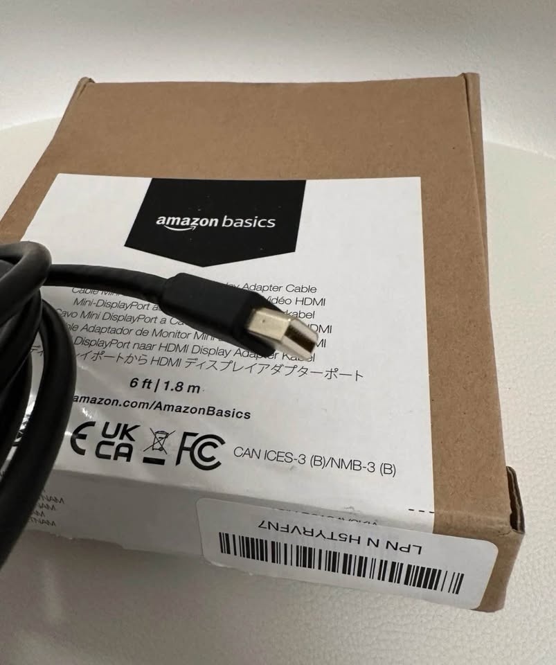Mini DisplayPort to HDMI Cable 6ft - photo 2